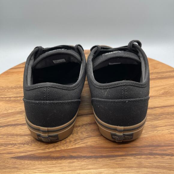 Vans Atwood Shoes Mens Size 9.5 Black Gum Casual Comfort Skate Walking Sneakers - Picture 4 of 8